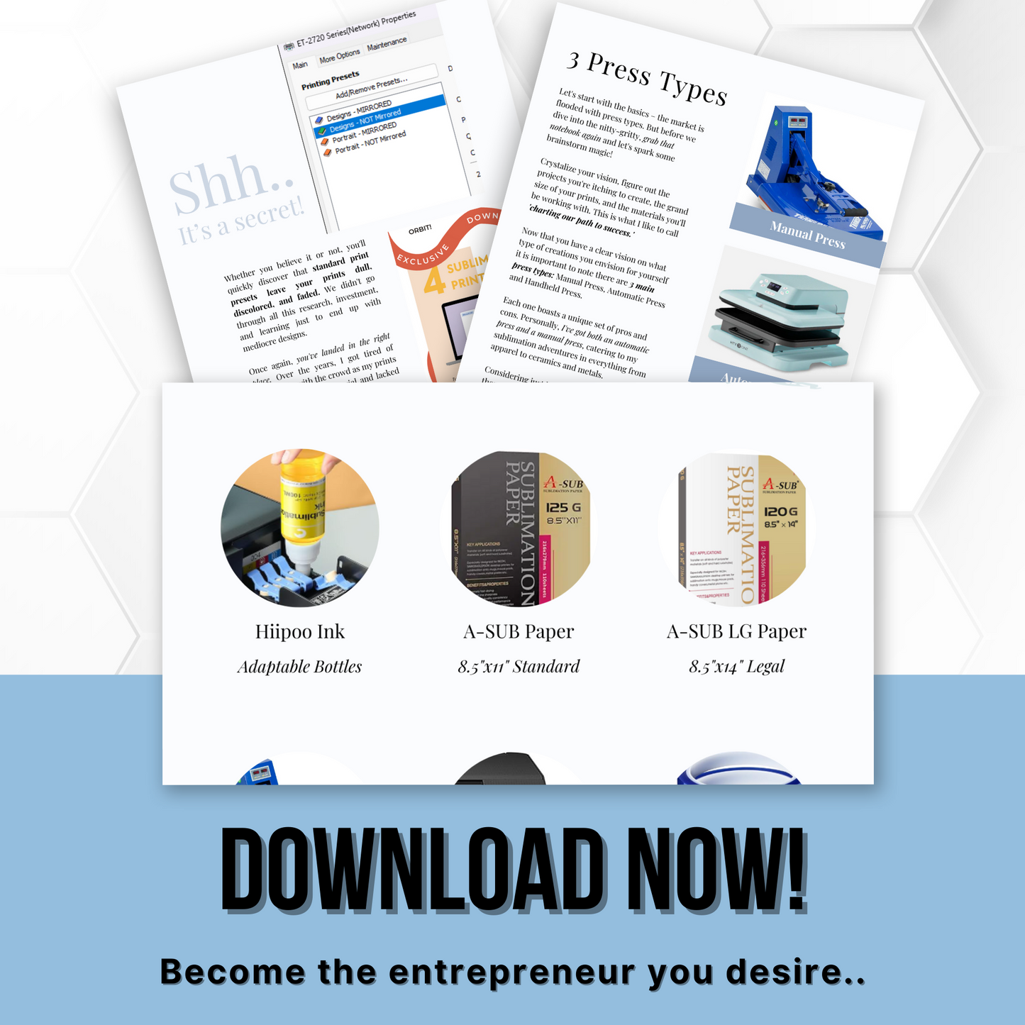The SUBLIMATION Playbook - A Beginner's Guide to Complete Success!