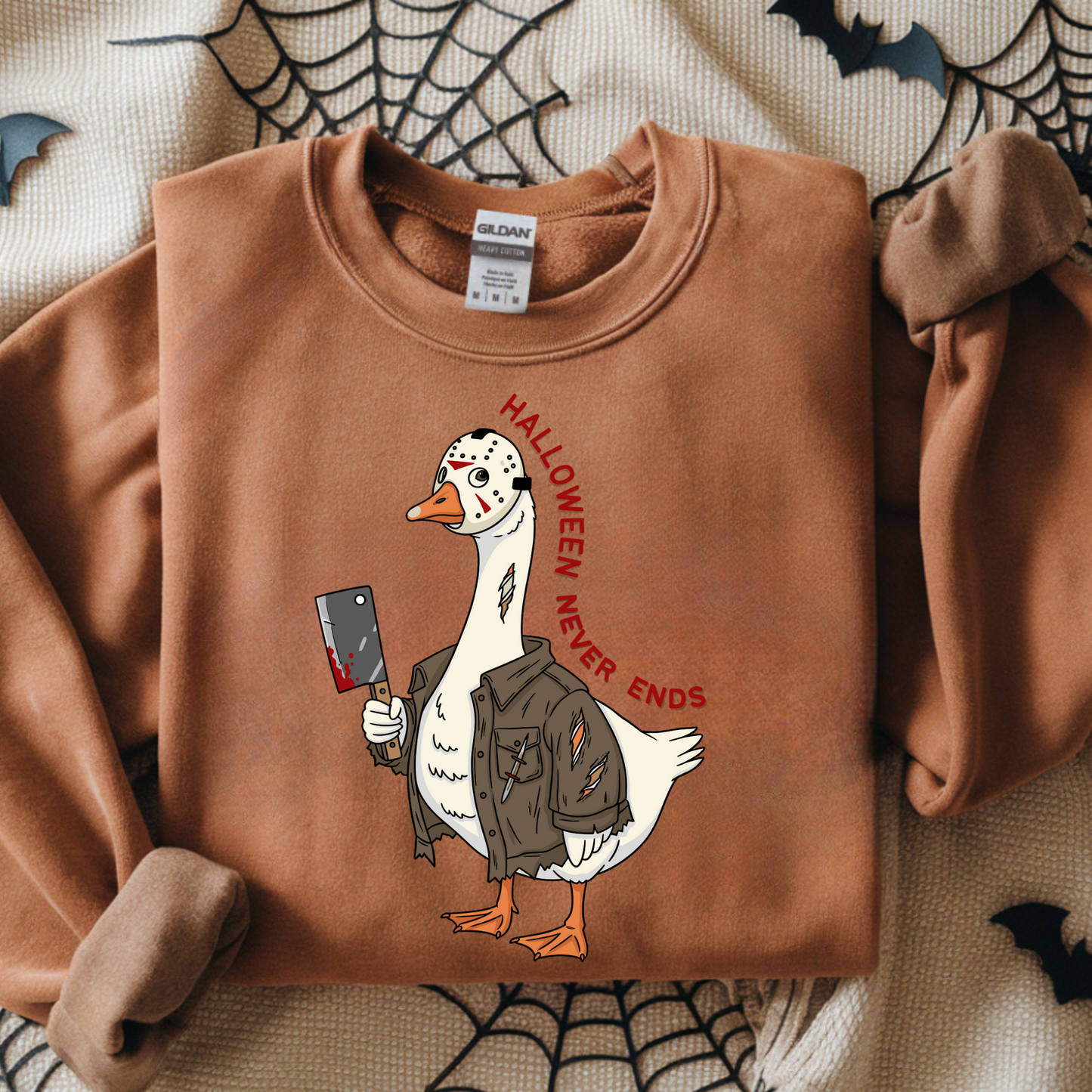 Halloween Goose PNG – Funny “Halloween Never Ends” Goose Digital Download