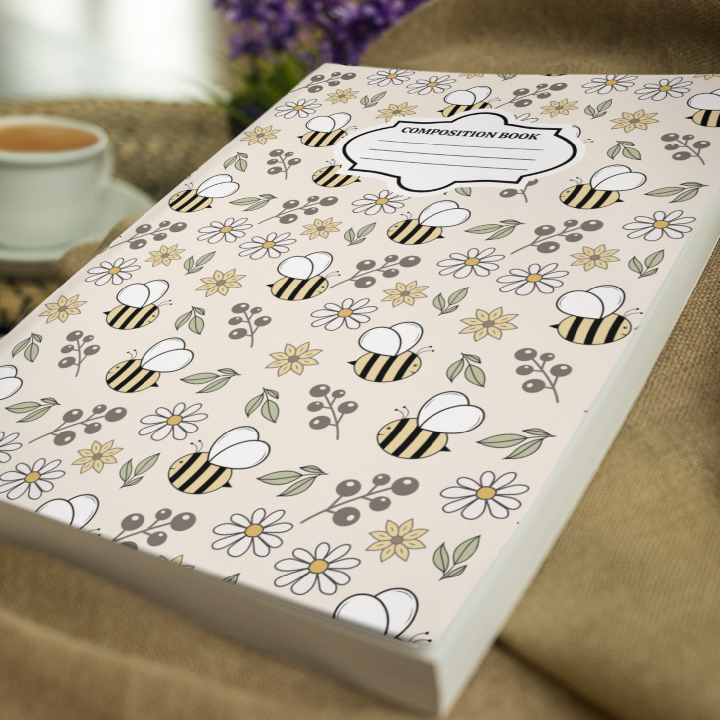 Honey Bees - 4 Digital Notebook Cover