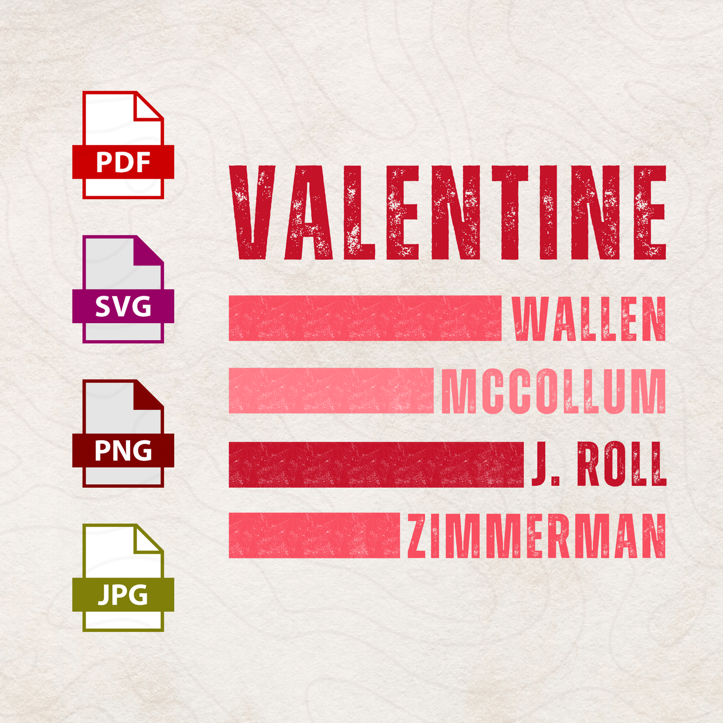 Country Music Valentine High Resolution PNG l Commercial Use