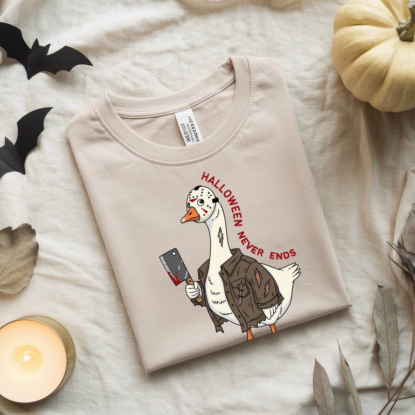 Halloween Goose PNG – Funny “Halloween Never Ends” Goose Digital Download