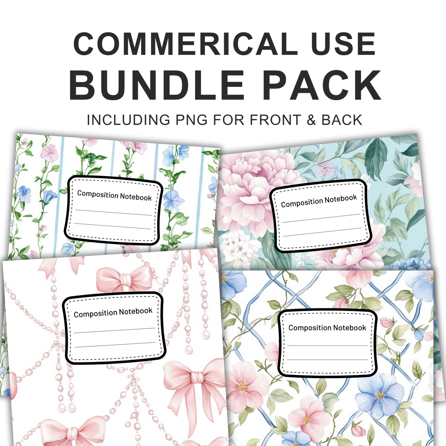 Soft Pastel - 4 Digital Notebook Cover