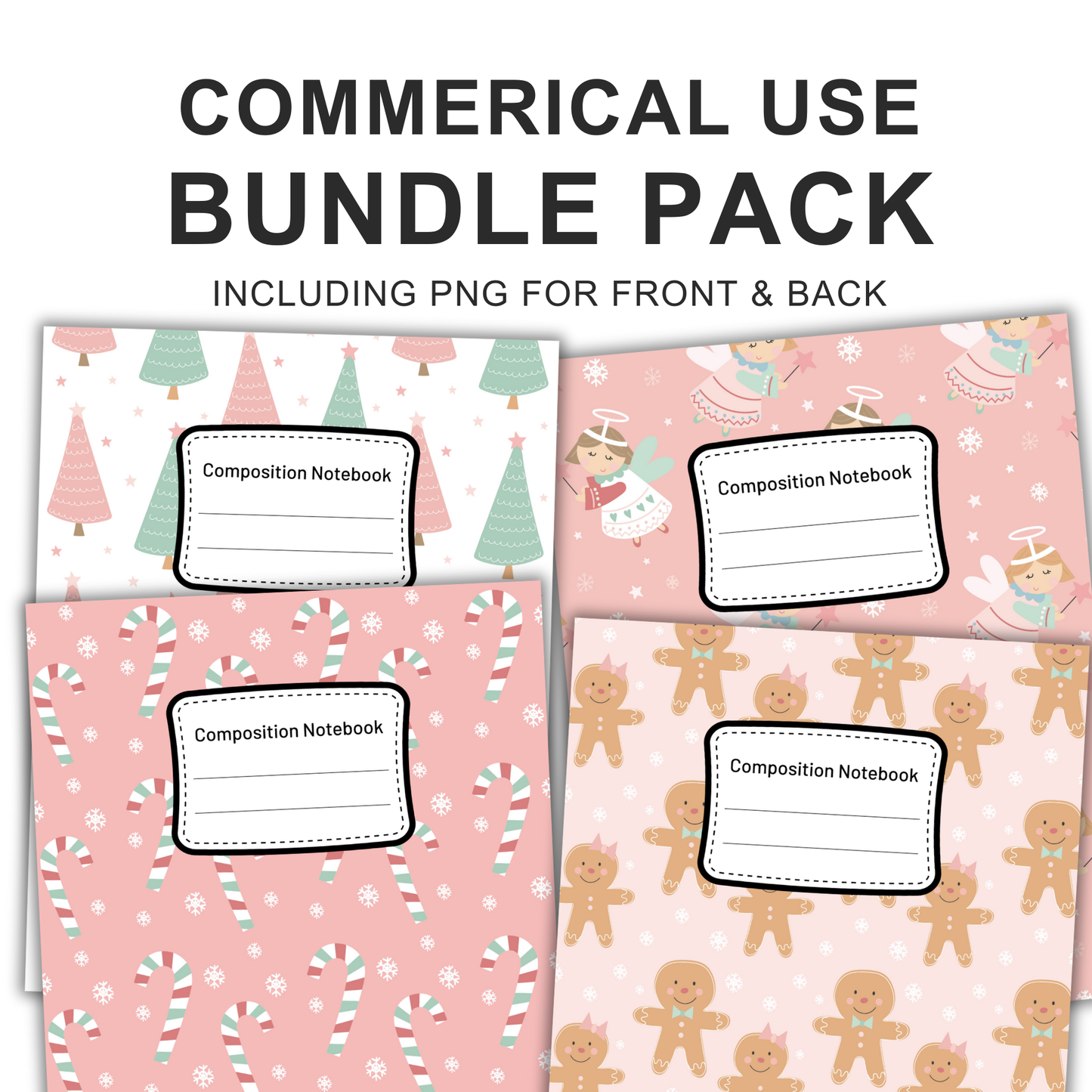 Pink Christmas - Notebook PNG