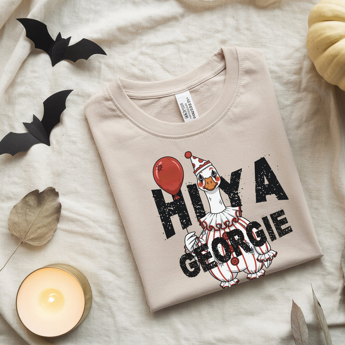 Funny Clown Goose Halloween PNG | Spooky Balloon Costume Clipart for Sublimation