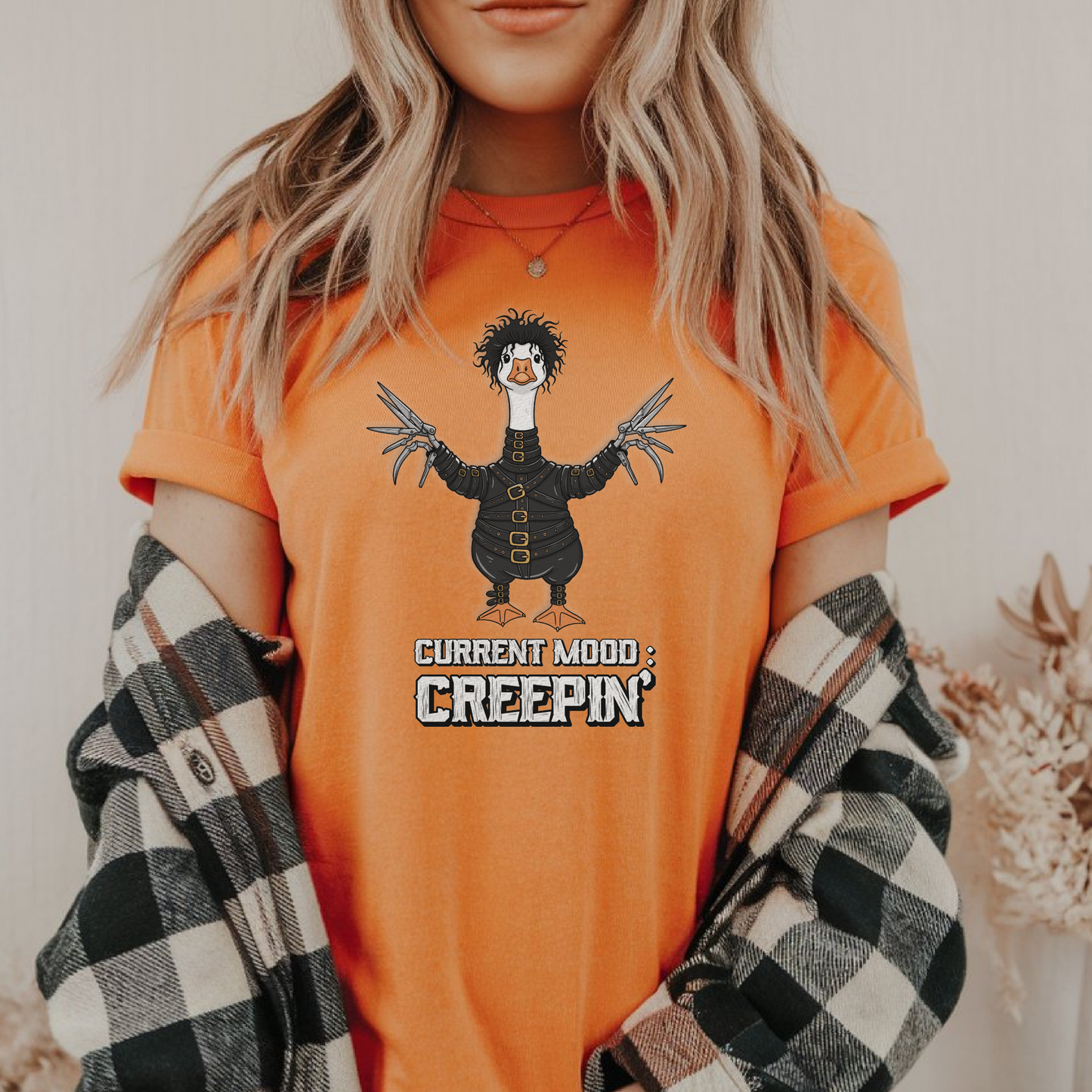 Creepin’ Goose Halloween PNG | Funny Goose Digital Download for Sublimation