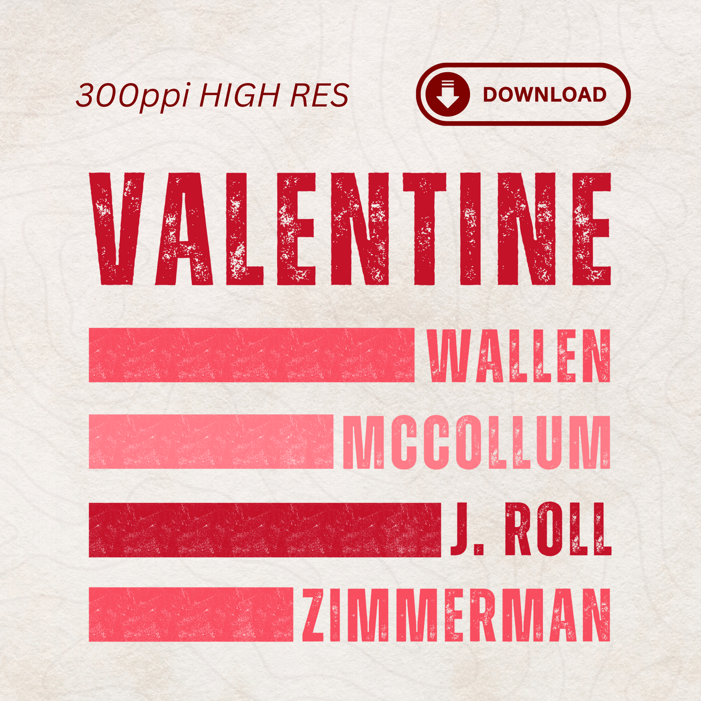 Country Music Valentine High Resolution PNG l Commercial Use