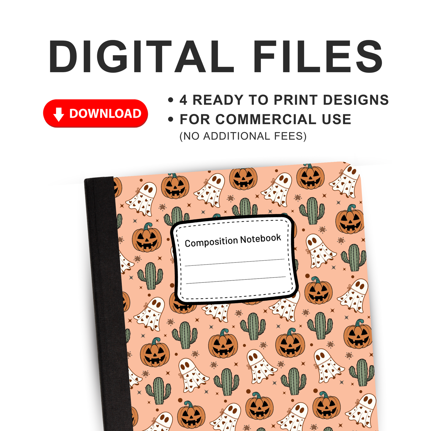 Ghost Cowboy - 4 Digital Notebook Cover
