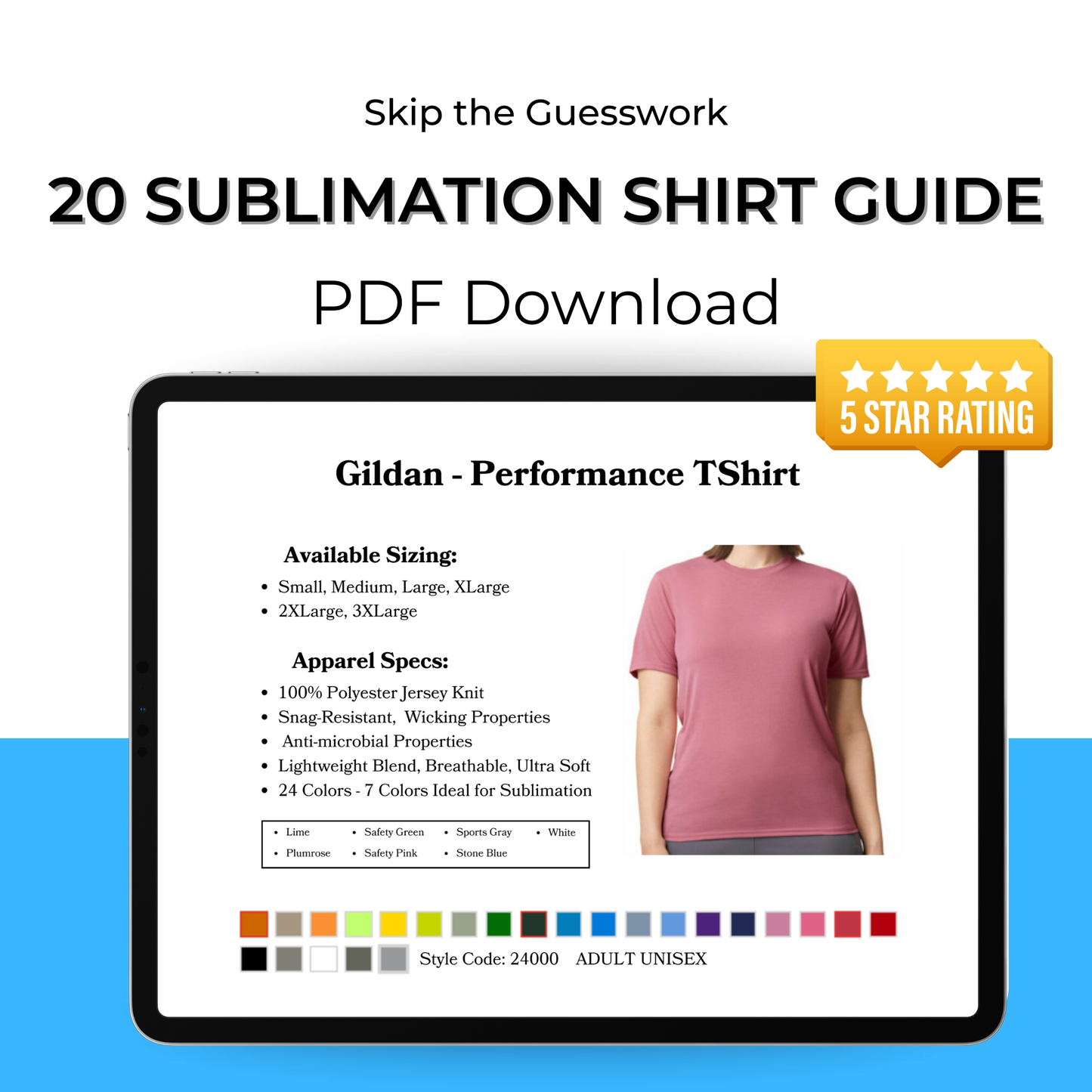 20 Best Shirts for Sublimation | Digital Apparel Guide (PDF Download)