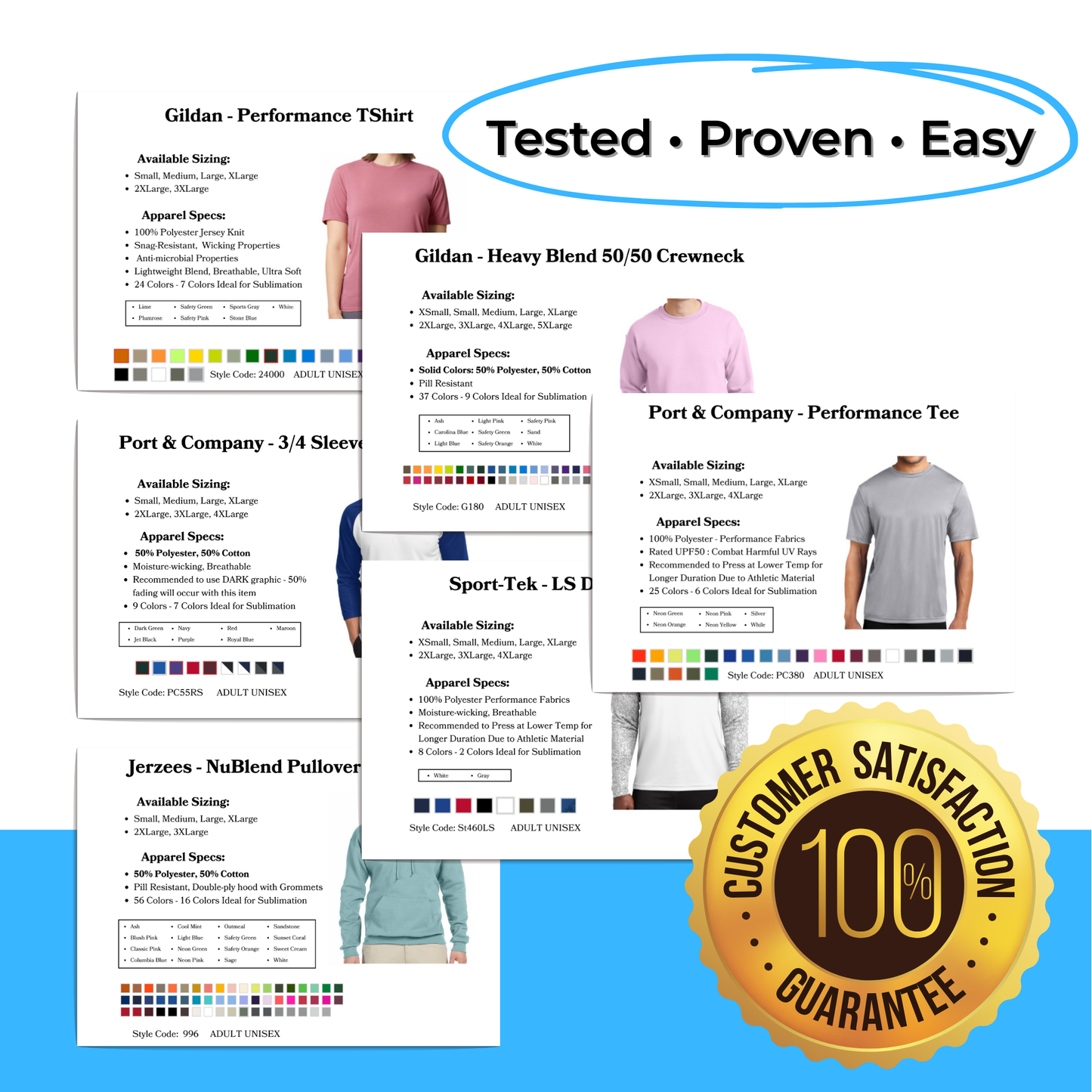20 Best Shirts for Sublimation | Digital Apparel Guide (PDF Download)