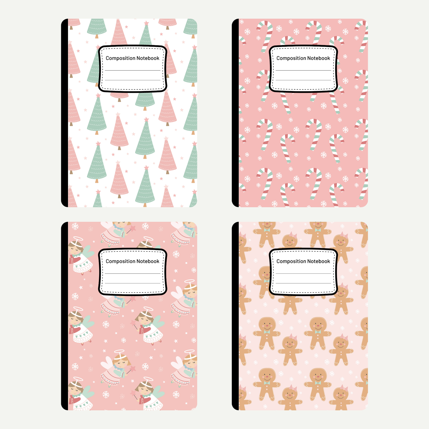 Pink Christmas - Notebook PNG