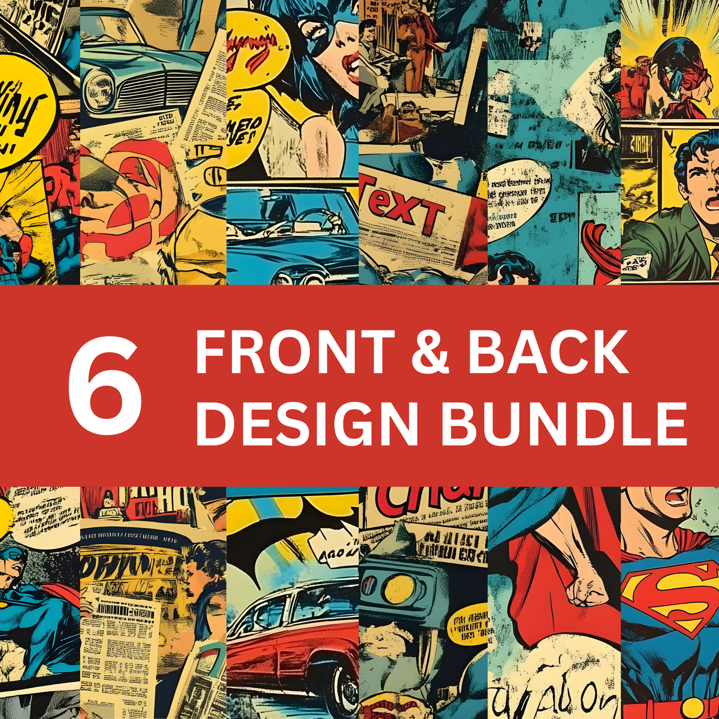 Comic Book - 4 Digital Notebook Cover
