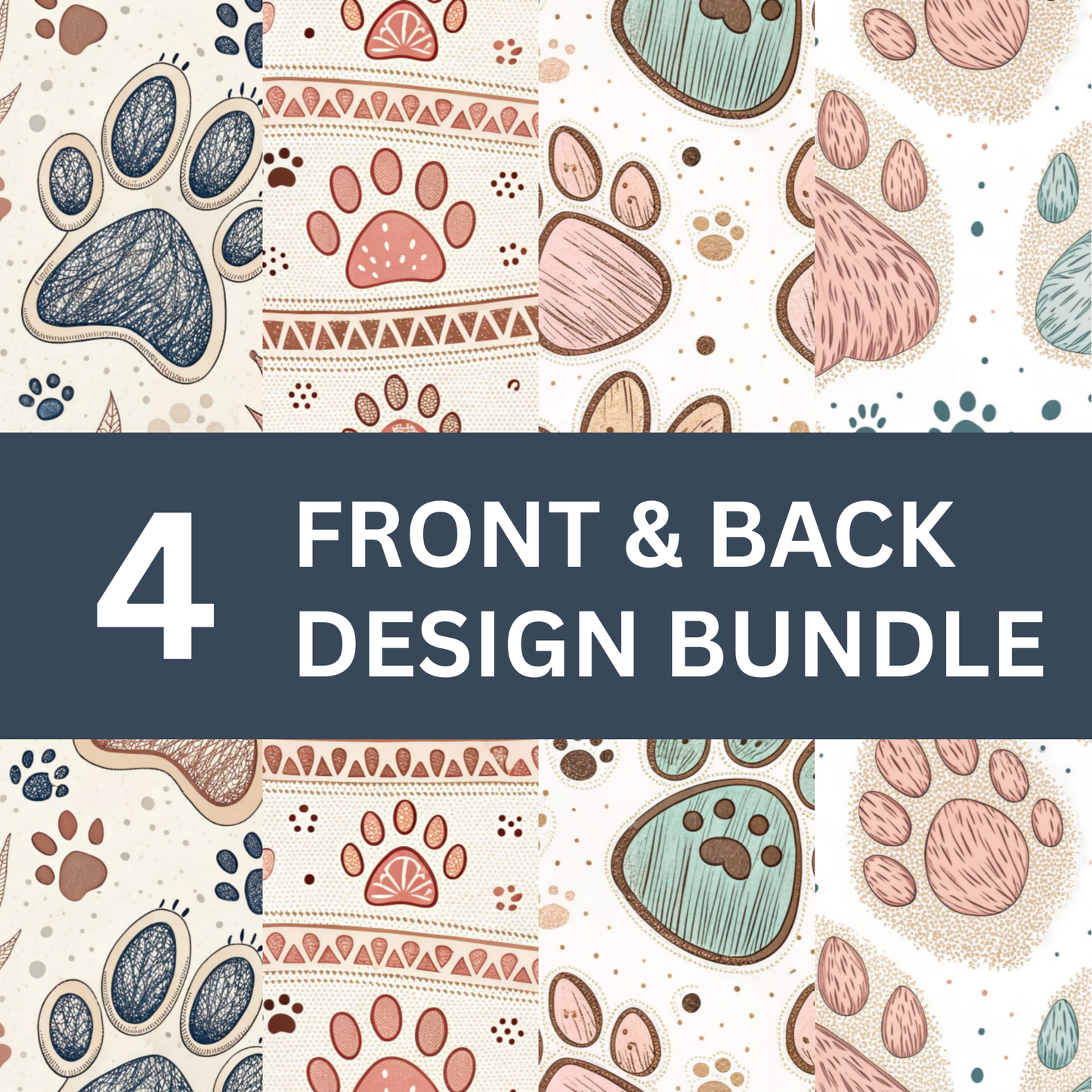 Dog Paws - 4 Digital Notebook Cover