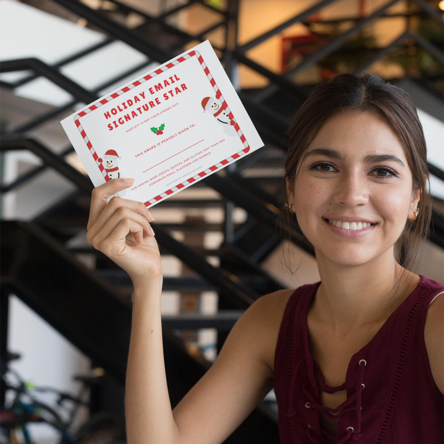 30 Funny Office Christmas Awards – Printable Holiday Party Certificates