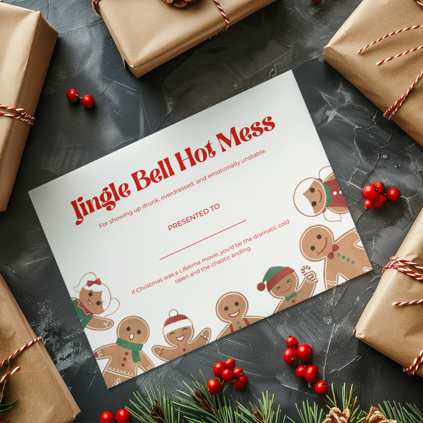 20 Funny Adult Christmas Awards – Printable Holiday Party Game