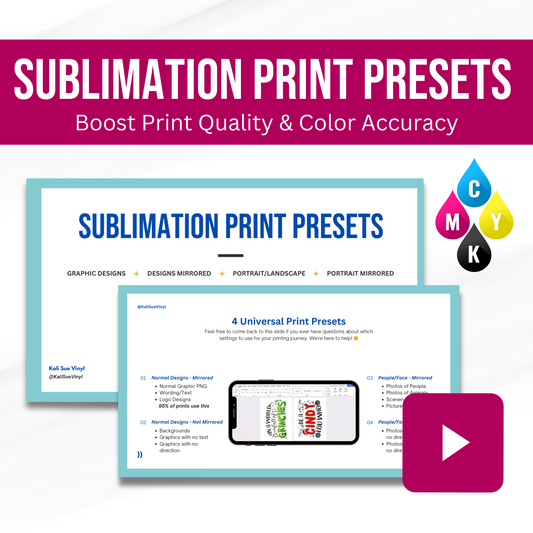 Sublimation CUSTOM PRINT SETTINGS Guide: 4 Saved Presets for Word + Default Settings Tutorial