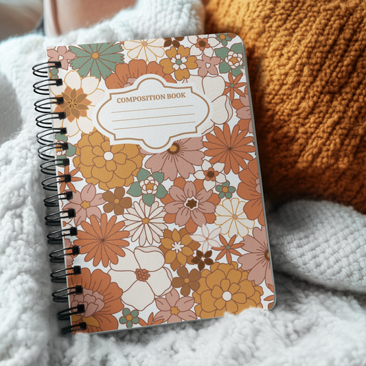 Floral Boho - 4 Digital Notebook Cover