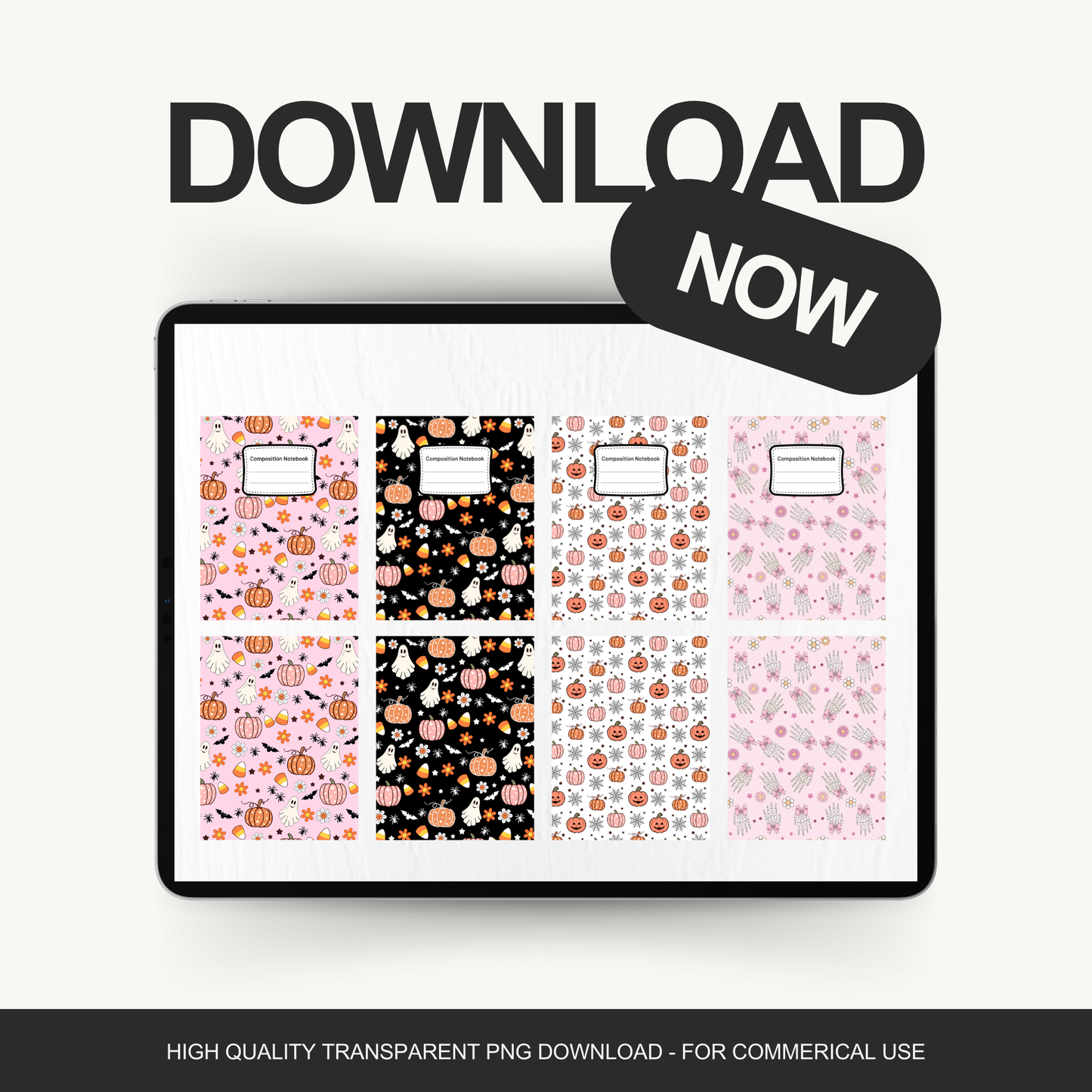 Trick or Treat - 4 Digital Notebook Cover