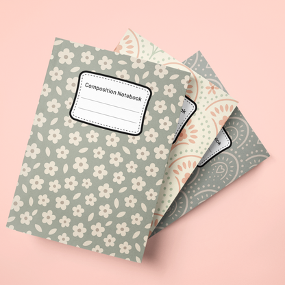 Boho Pastel - 4 Digital Notebook Cover