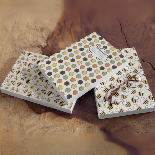 Honey Bees - 4 Digital Notebook Cover