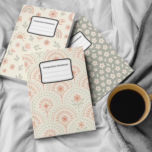 Boho Pastel - 4 Digital Notebook Cover