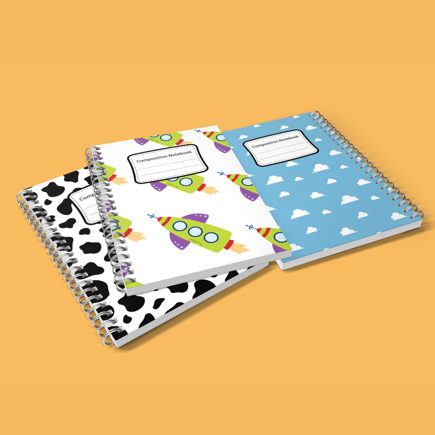 Toys Inspired Printable Composition Notebook Covers