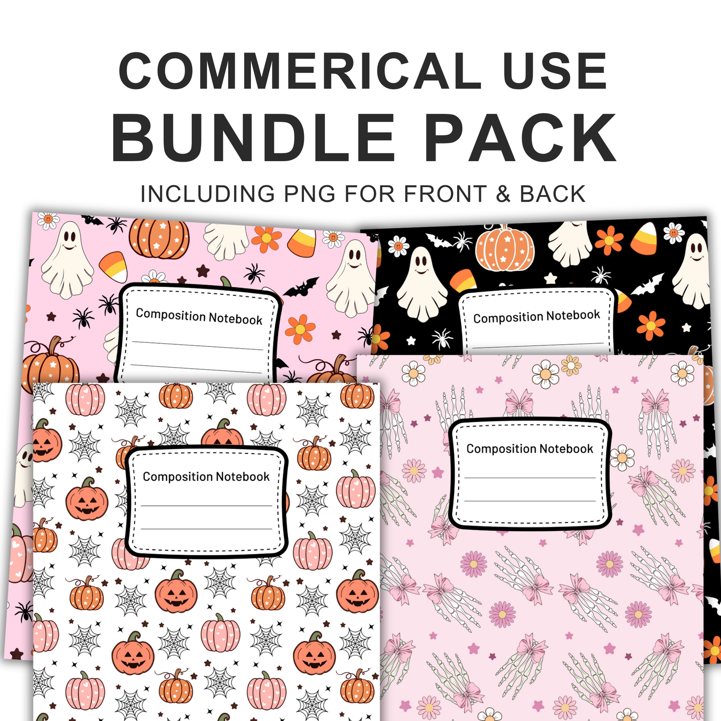 Trick or Treat - 4 Digital Notebook Cover