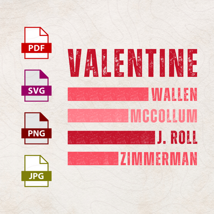 Country Music Valentine High Resolution PNG l Commercial Use