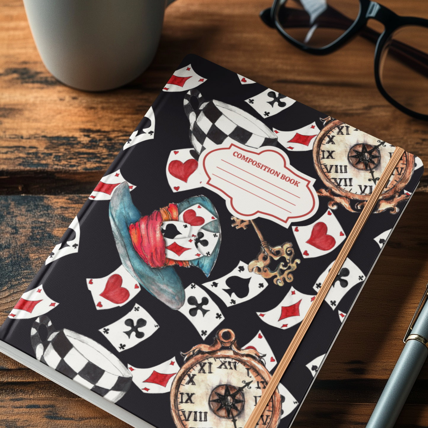 Wonderland - 4 Digital Notebook Cover