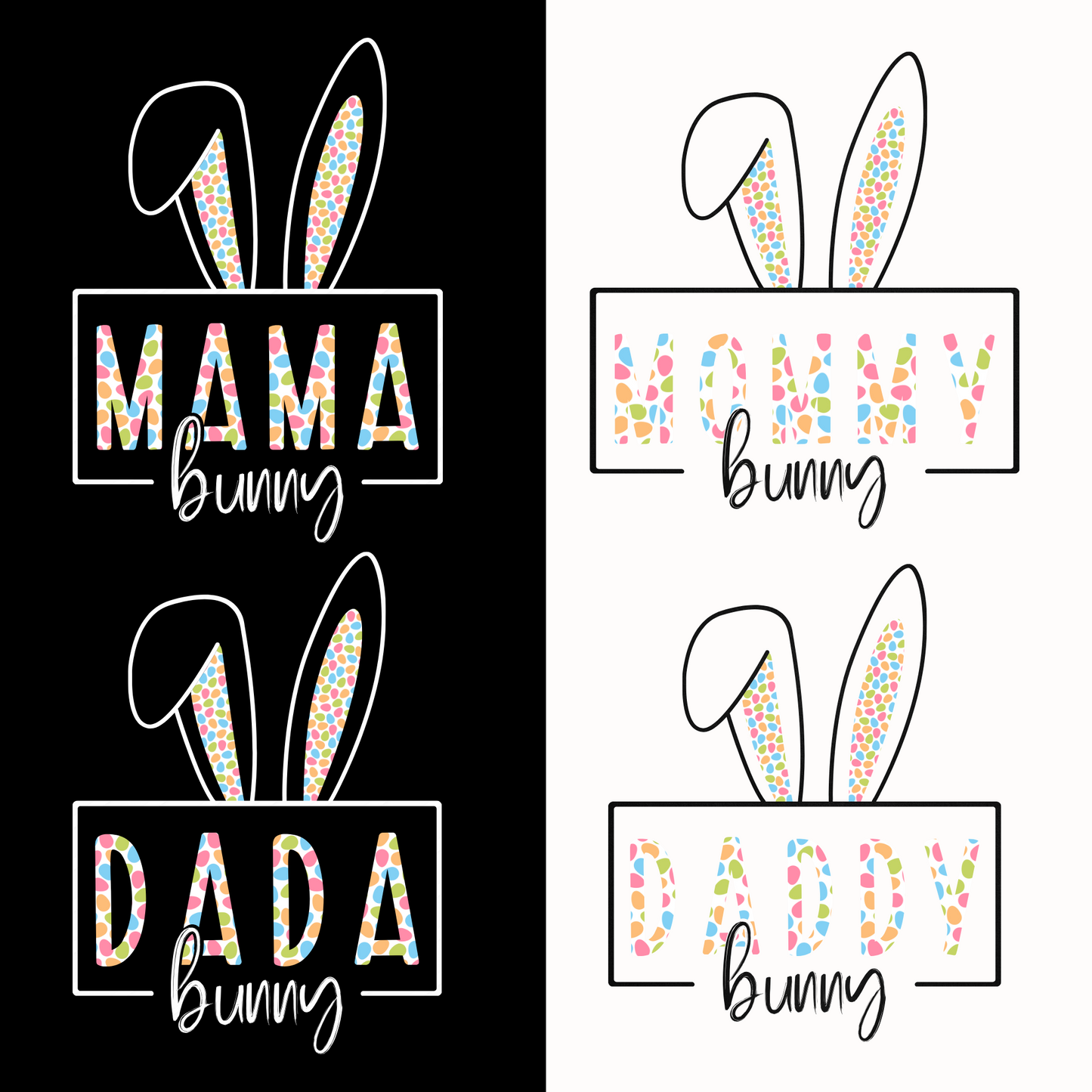 Easter Family Matching Bundle - 24 Designs Included