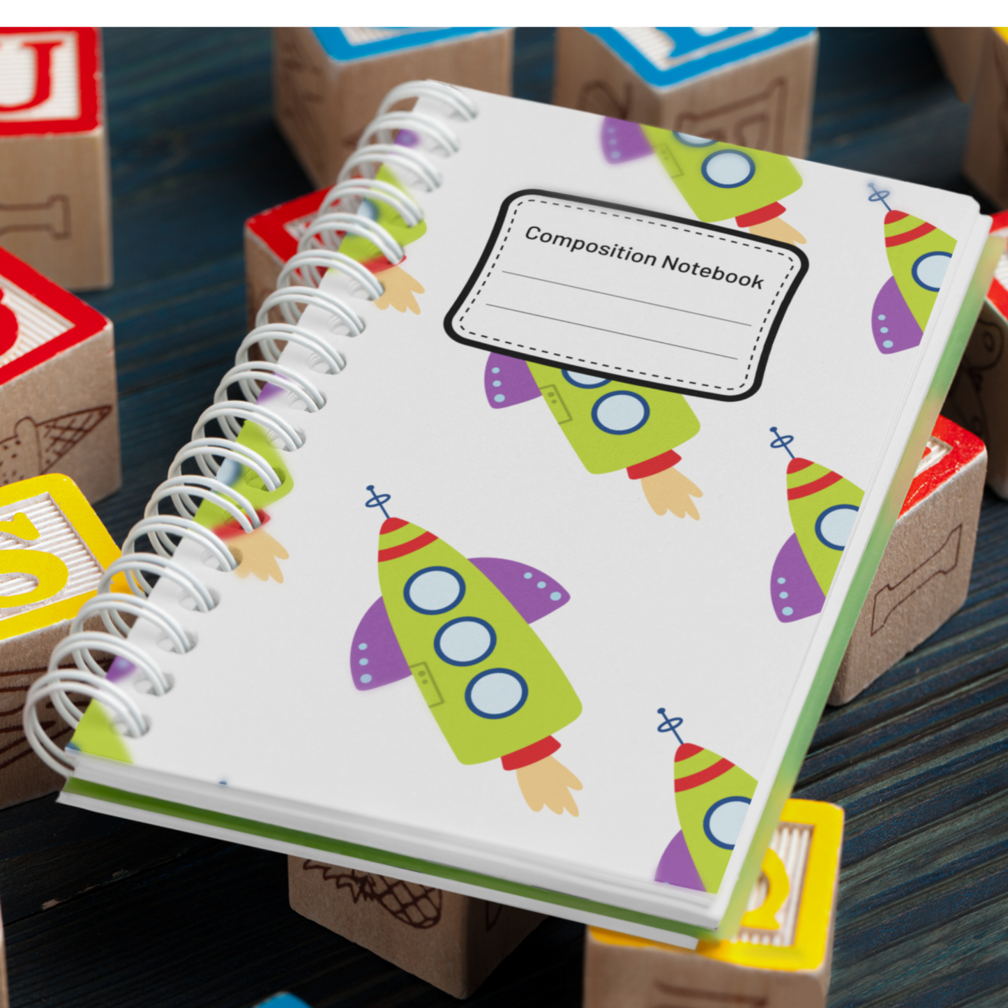 Toys Inspired Printable Composition Notebook Covers