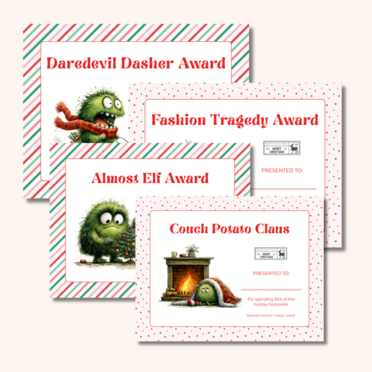 20 Family Christmas Awards – Funny Printable Holiday Certificates