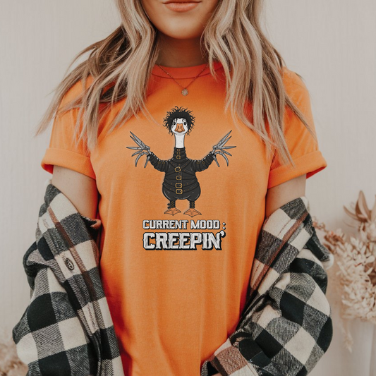 Creepin’ Goose Halloween PNG | Funny Goose Digital Download for Sublimation