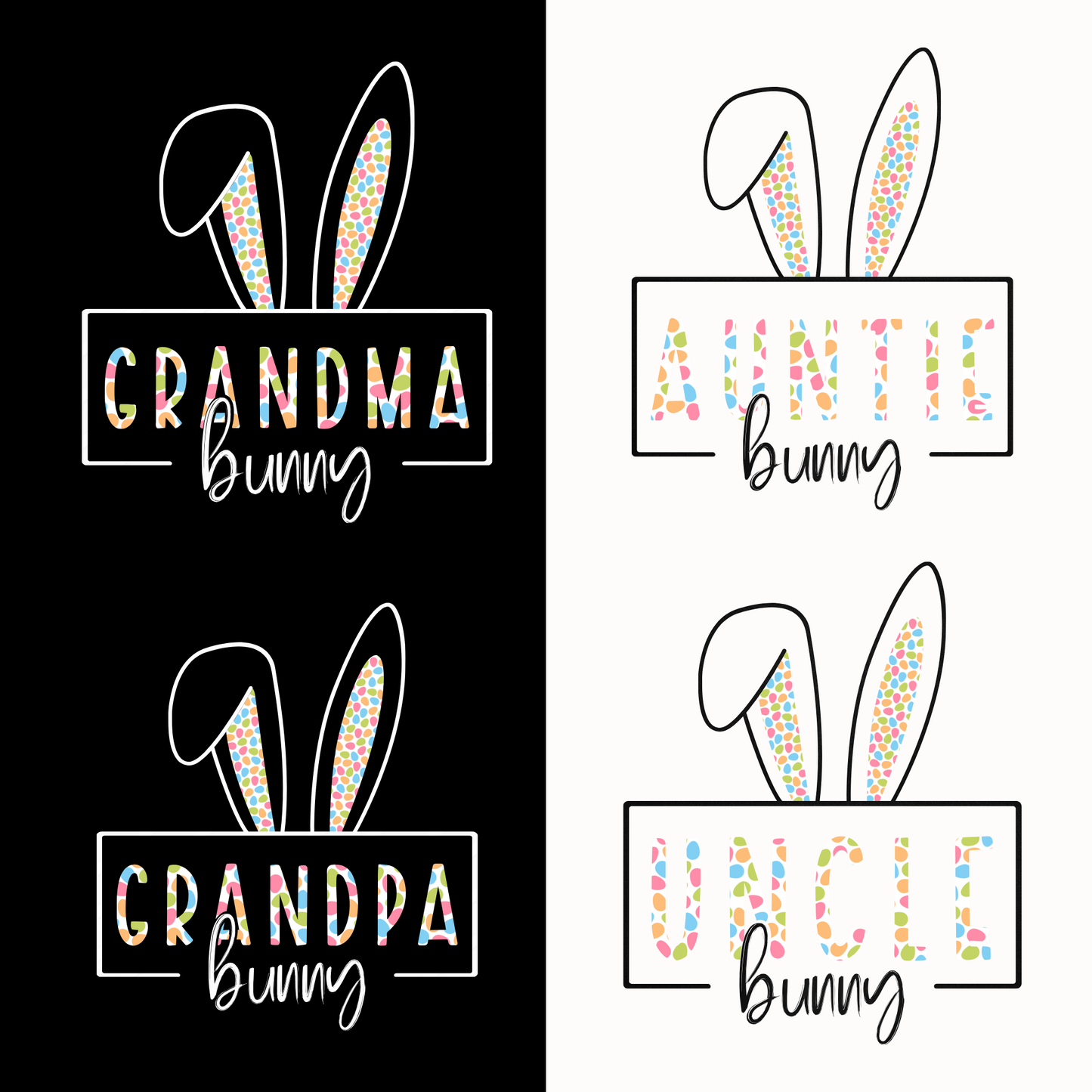 Easter Family Matching Bundle - 24 Designs Included