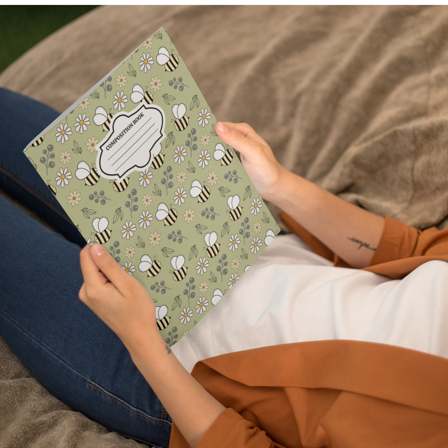 Honey Bees - 4 Digital Notebook Cover
