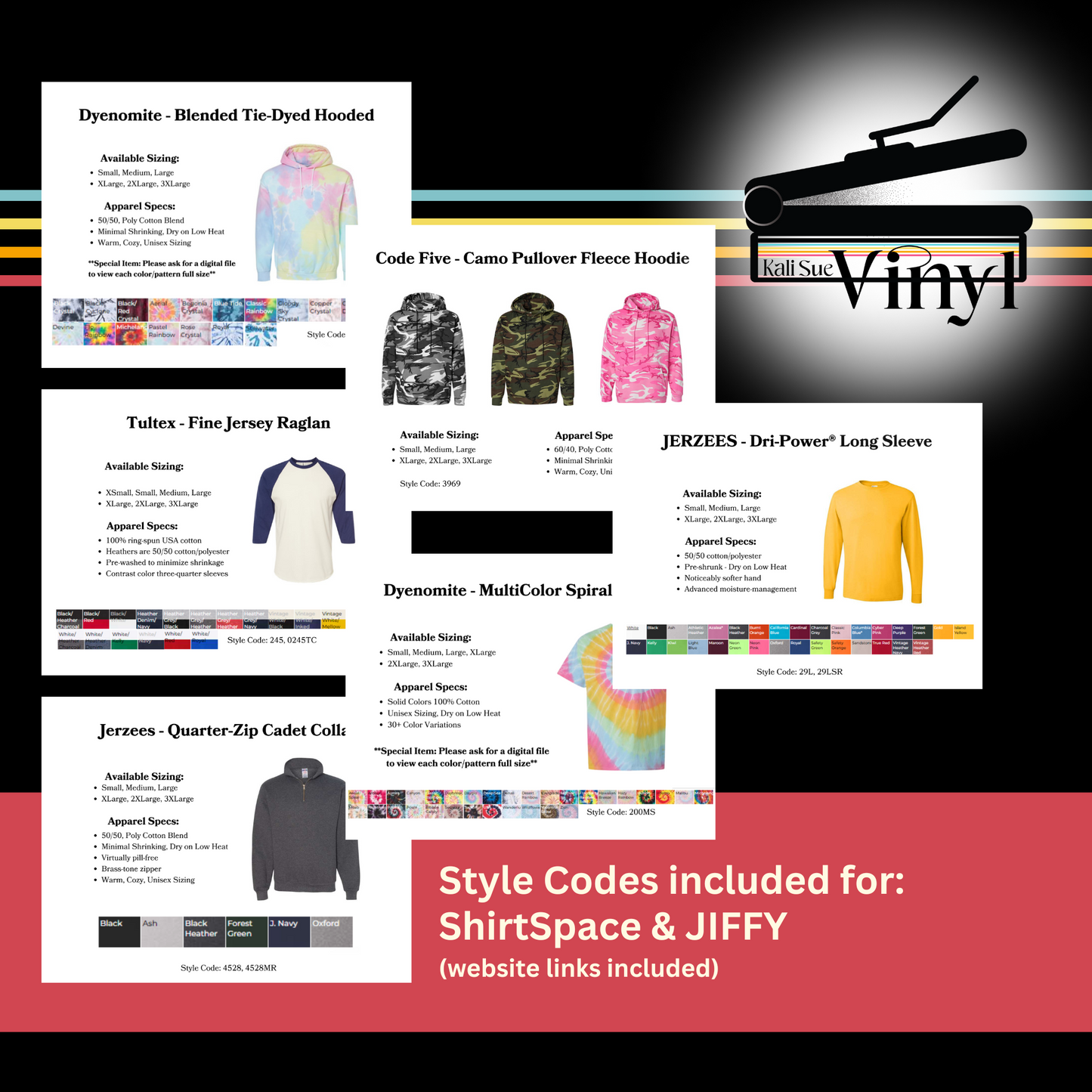 Consultation Cards DTF TRANSFERS - 20 Printable Apparel Consultation Cards for Custom Creators