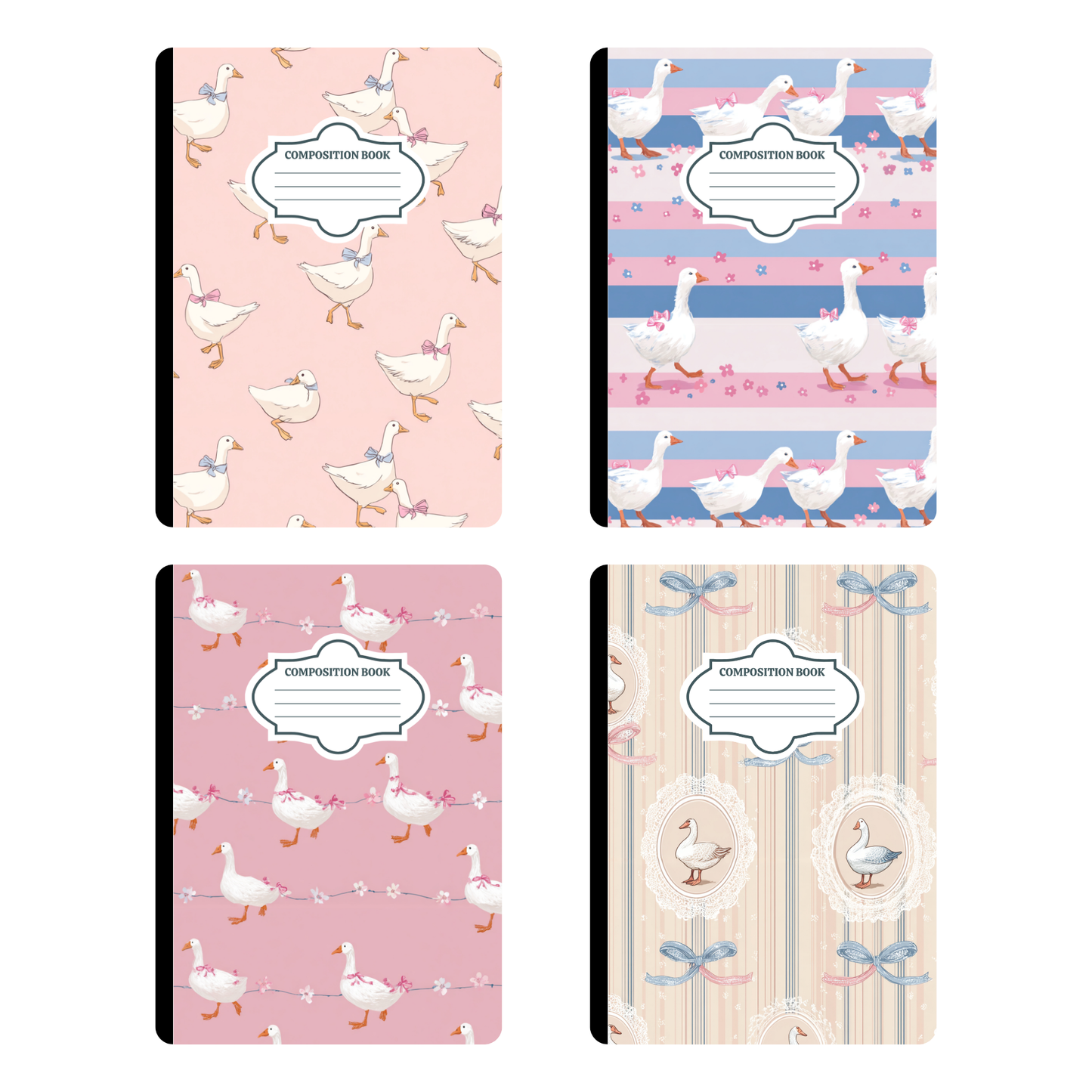 Vintage Goose - 4 Digital Notebook Cover