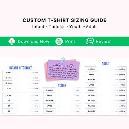 Settings & Sizing: Essential Guide to Sublimation, DTF Transfers + Design Sizing