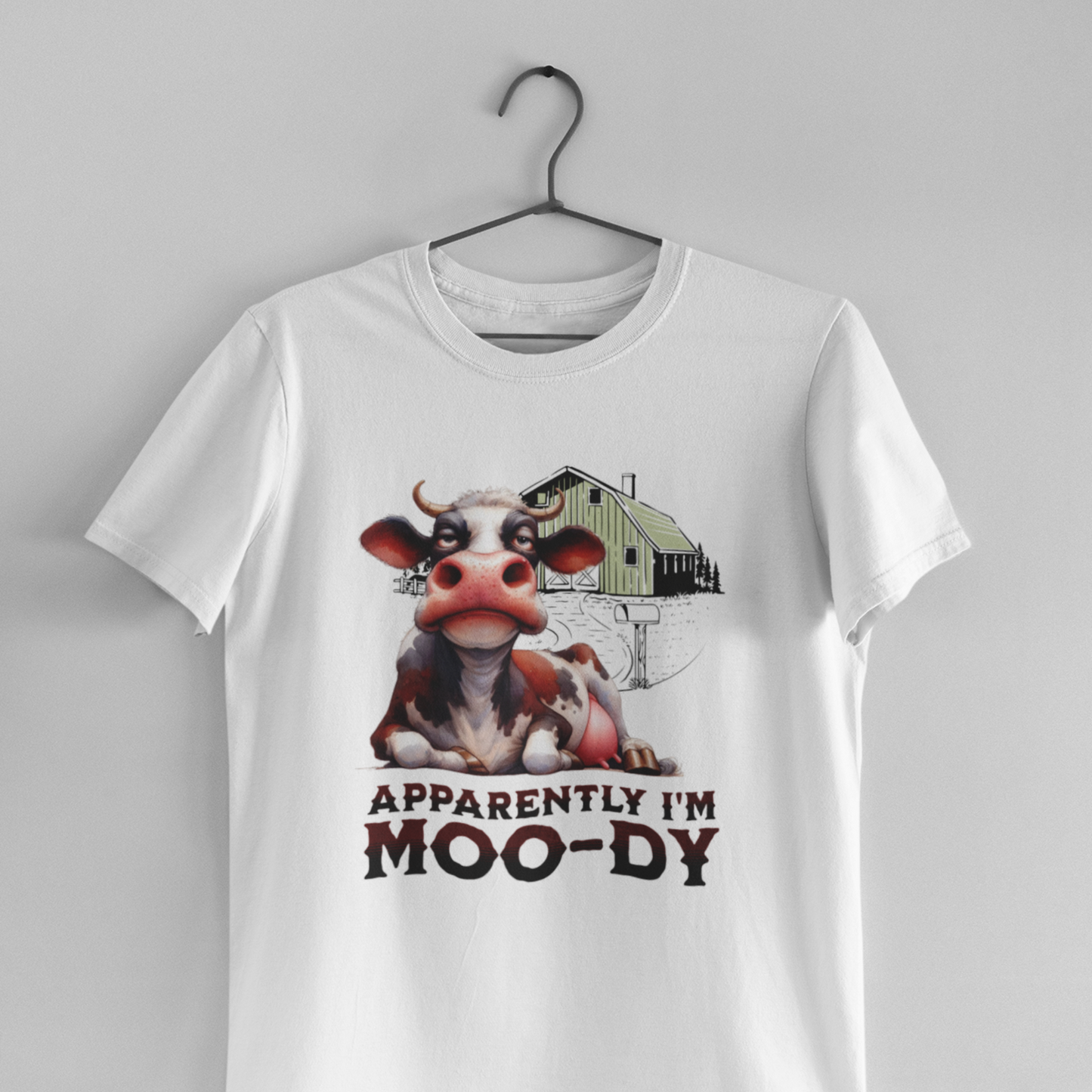 MOO-DY Funny Cow Sublimation Design | Digital Download