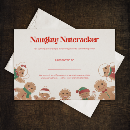 20 Funny Adult Christmas Awards – Printable Holiday Party Game