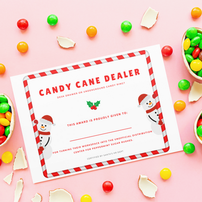 30 Funny Office Christmas Awards – Printable Holiday Party Certificates