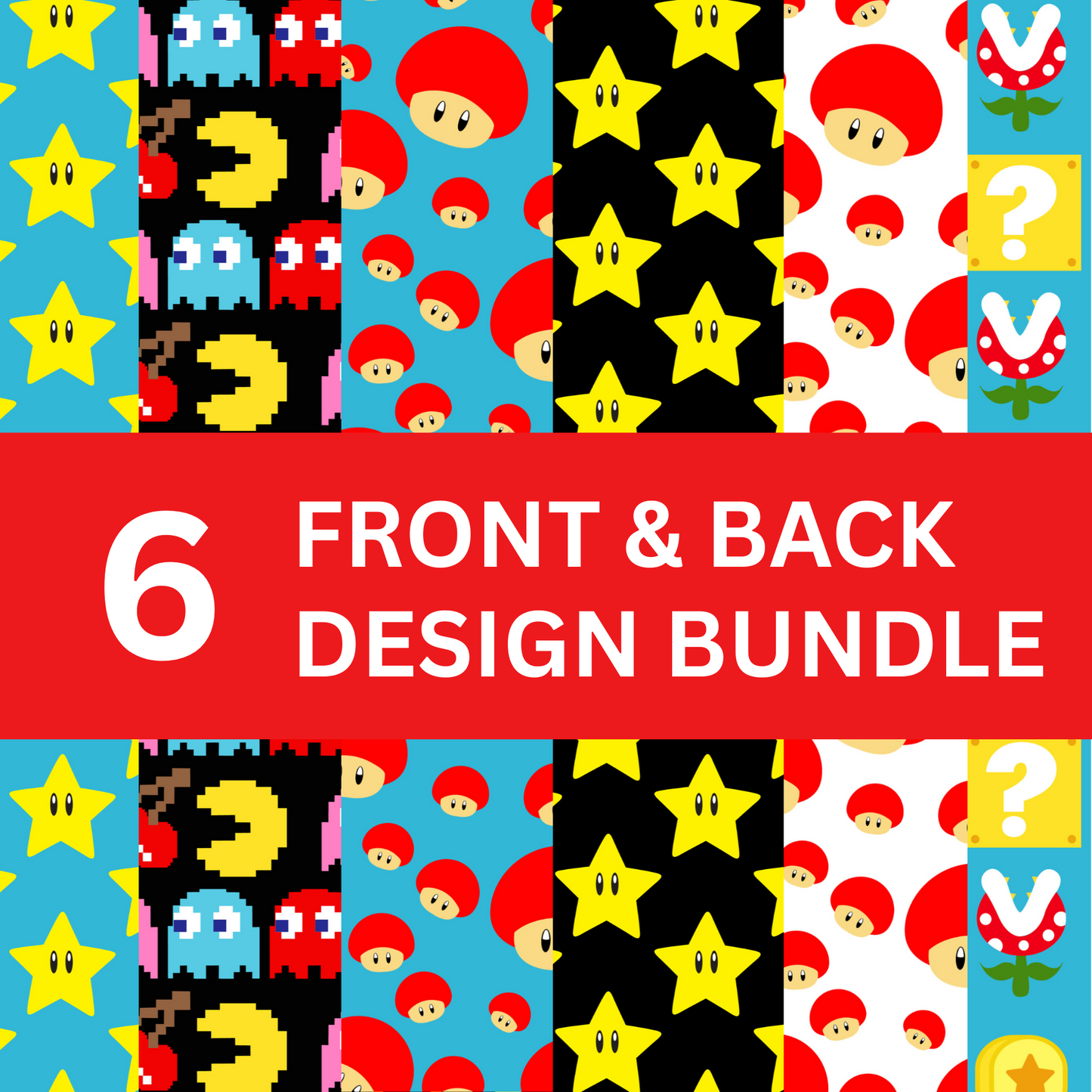 Retro Games - 4 Digital Notebook Cover