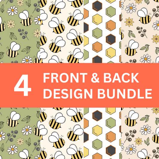Honey Bees - 4 Digital Notebook Cover