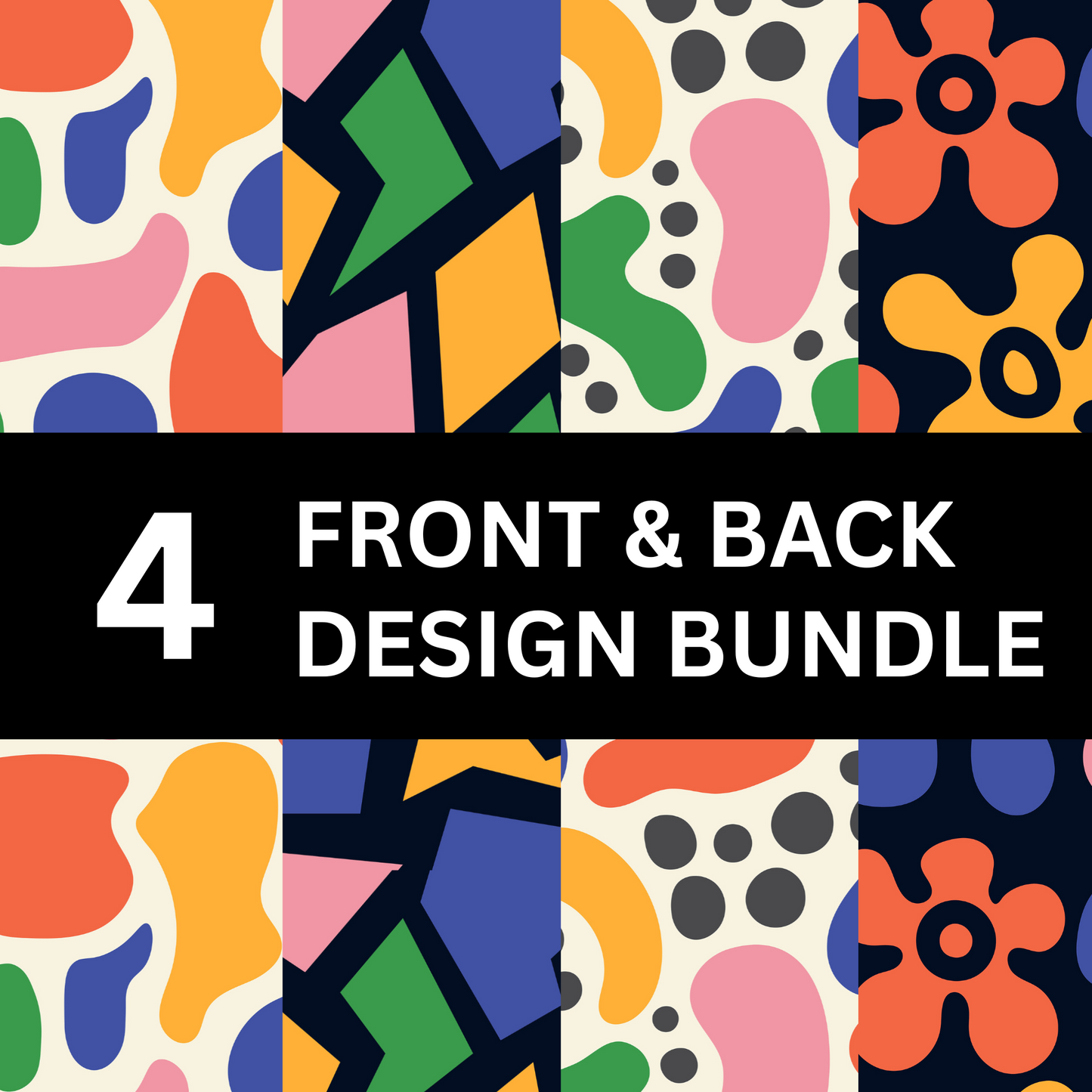 90s Retro - 4 Digital Notebook Covers