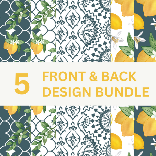 Classy Lemons - 4 Digital Notebook Cover