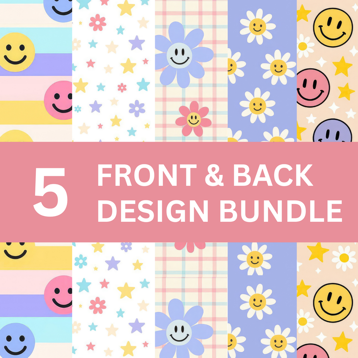 Retro Smile - 4 Digital Notebook Cover