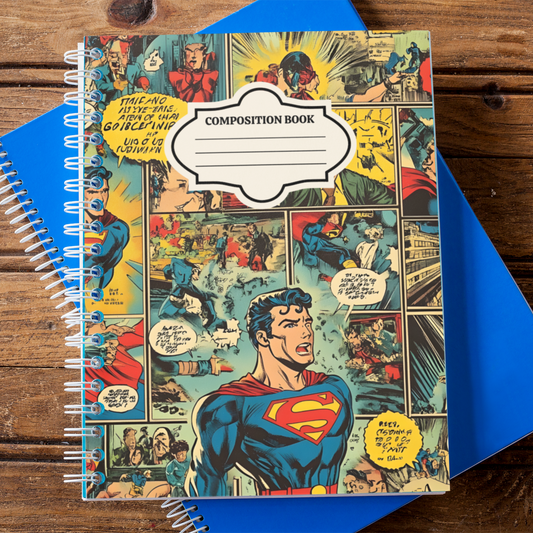 Comic Book - 4 Digital Notebook Cover