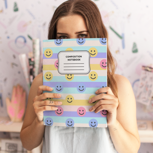 Retro Smile - 4 Digital Notebook Cover